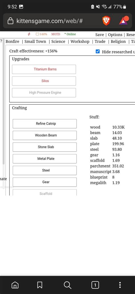 Kittens Game Save Editor for v1.4.4.7 : r/kittensgame .
